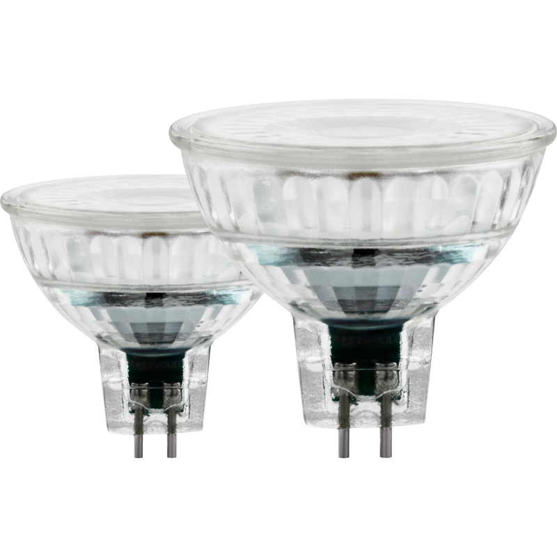 EGLO Leuchtmittel LED, GU5.3, 2700K, 4.5W, 2 Stück, transparent