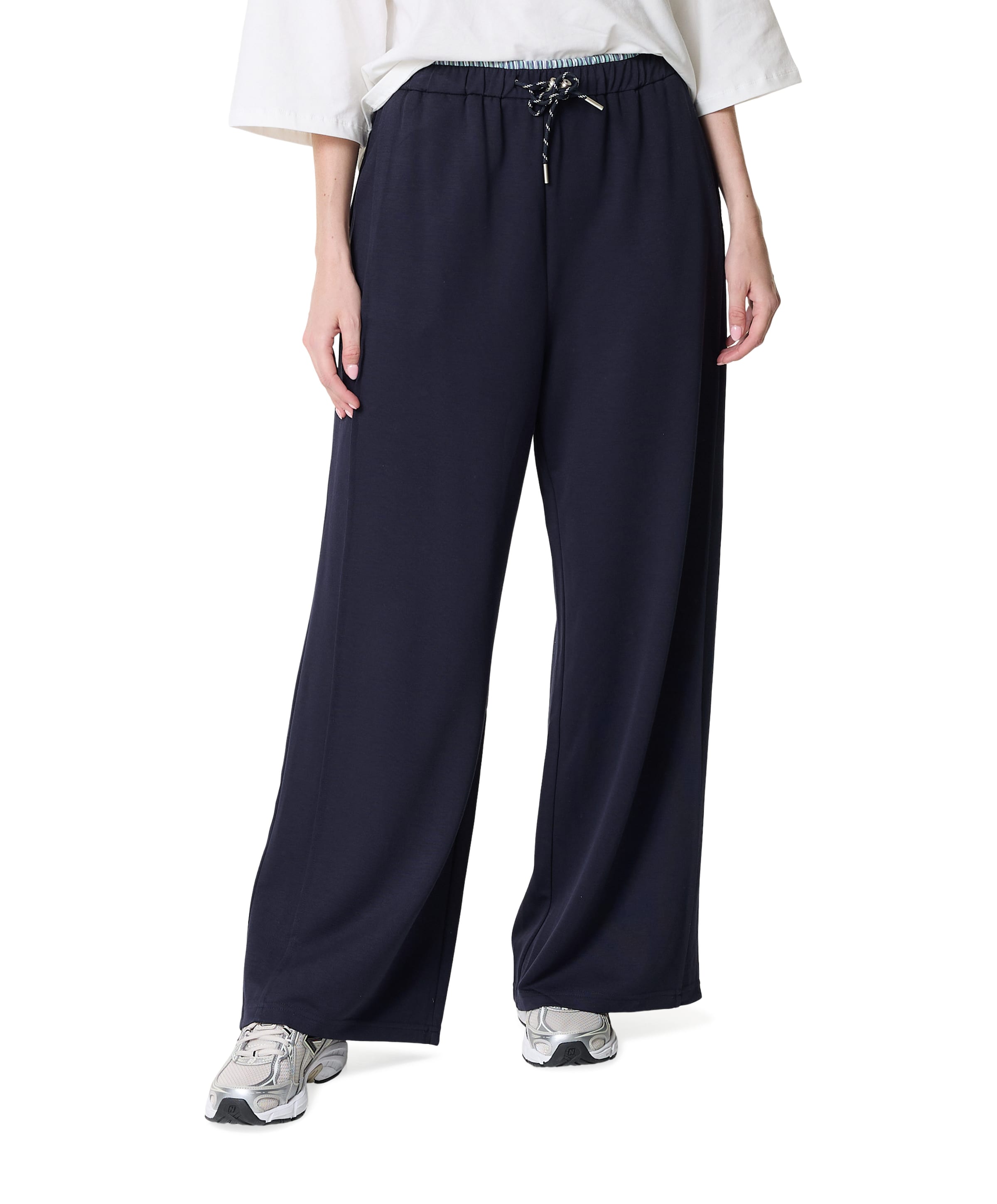 FRNCH 2-Wells pantalon dames broek blauw