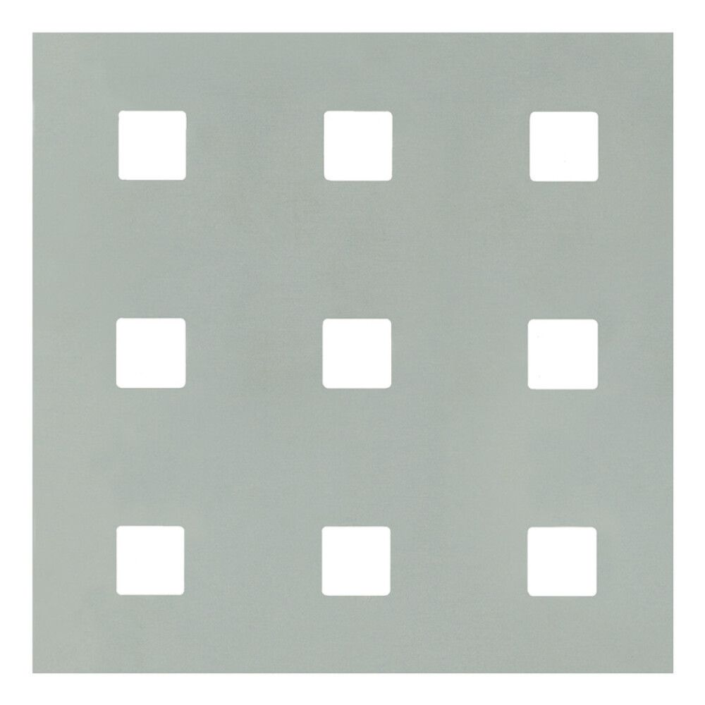 HULLPLATE GAH ALBERTS ALUMINIUM KVADRAT 1000X300X0,8MM