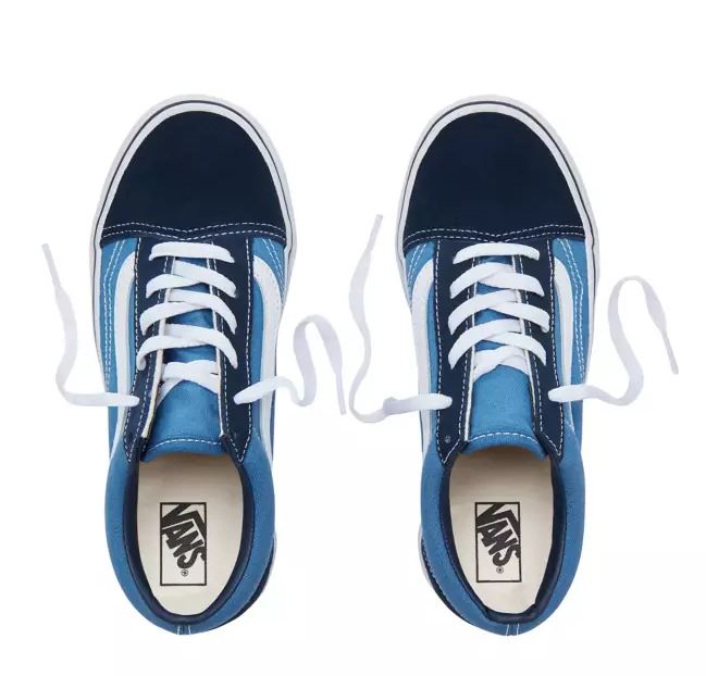 Vans Old Skool Kids Navy True White 1 US
