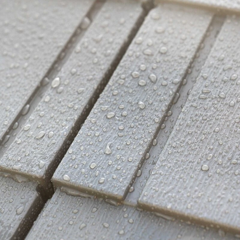 Galpão de armazenamento lateral de plástico com 3 m de largura x 2,4 m de profundidade