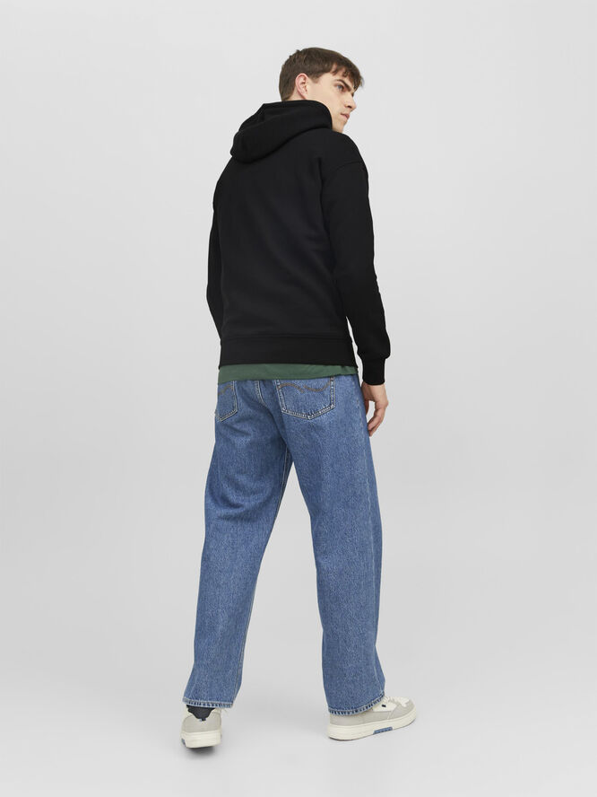 Jack & Jones JORVESTERBRO SWEAT HOOD NOOS Sort