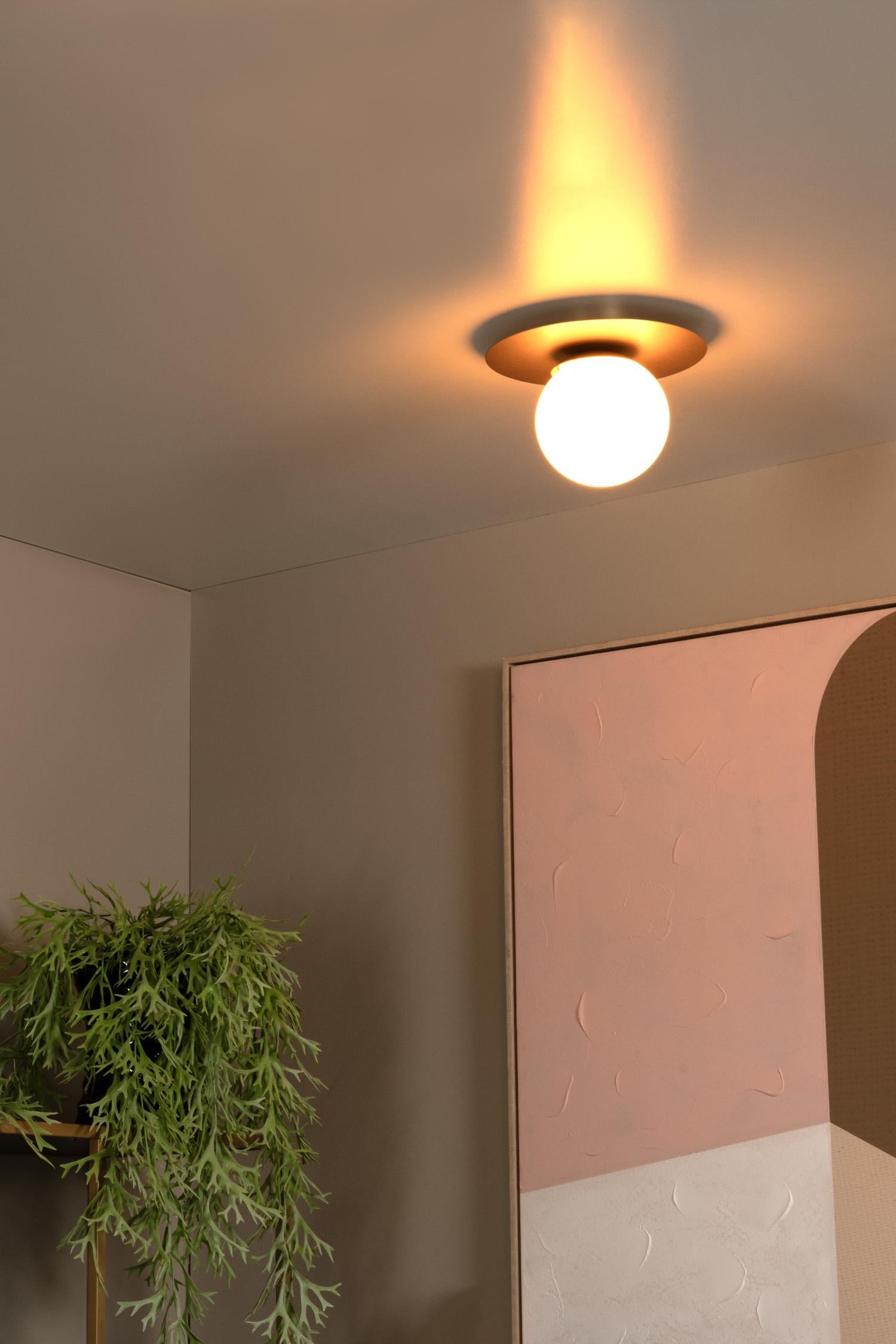 Tricia plafondlamp messing