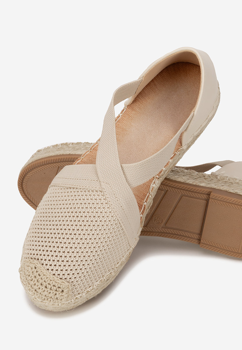 Espadrilles femme beige Fensy