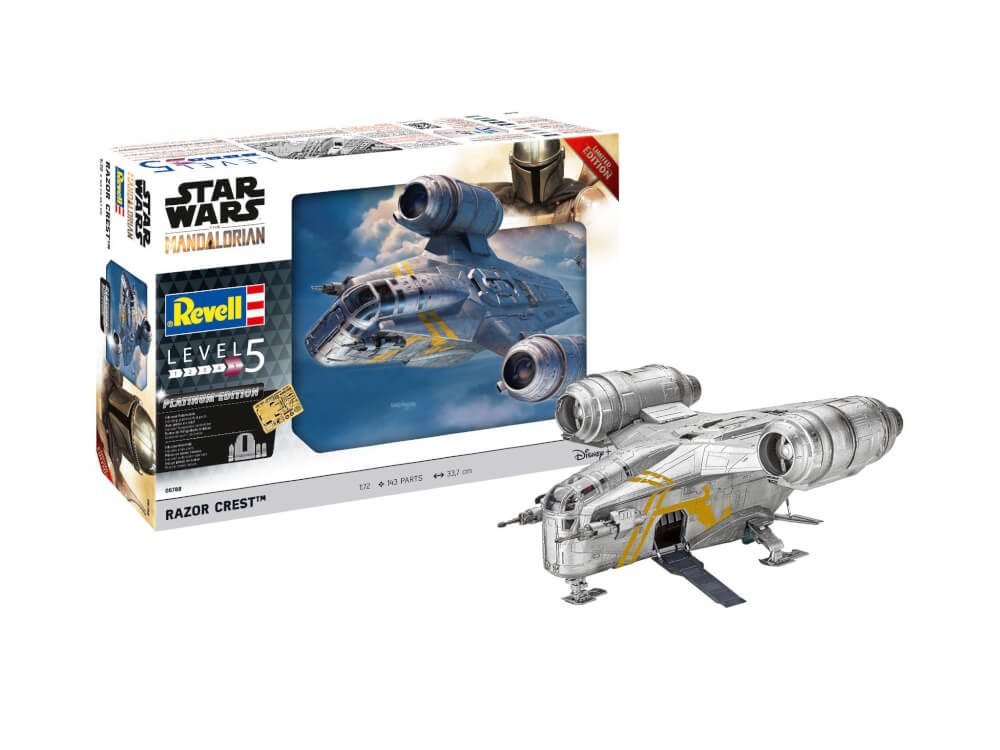 The Mandalorian: Razor Crest Platinum Edition, Revell Modellbausatz Star Wars