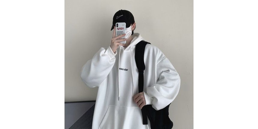 Lingaris - Lettering Loose Fit Hoodie