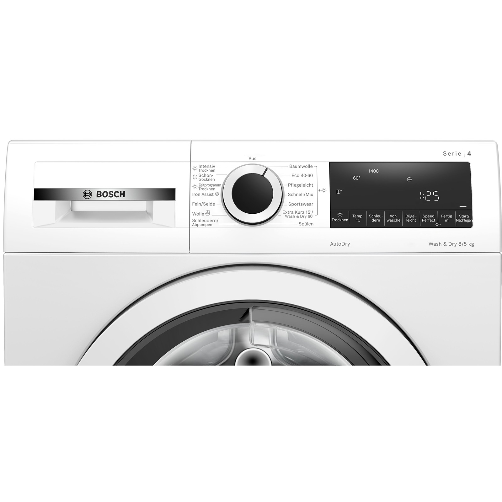 BOSCH Waschtrockner WNA13470 - weiß - 8 kg - E