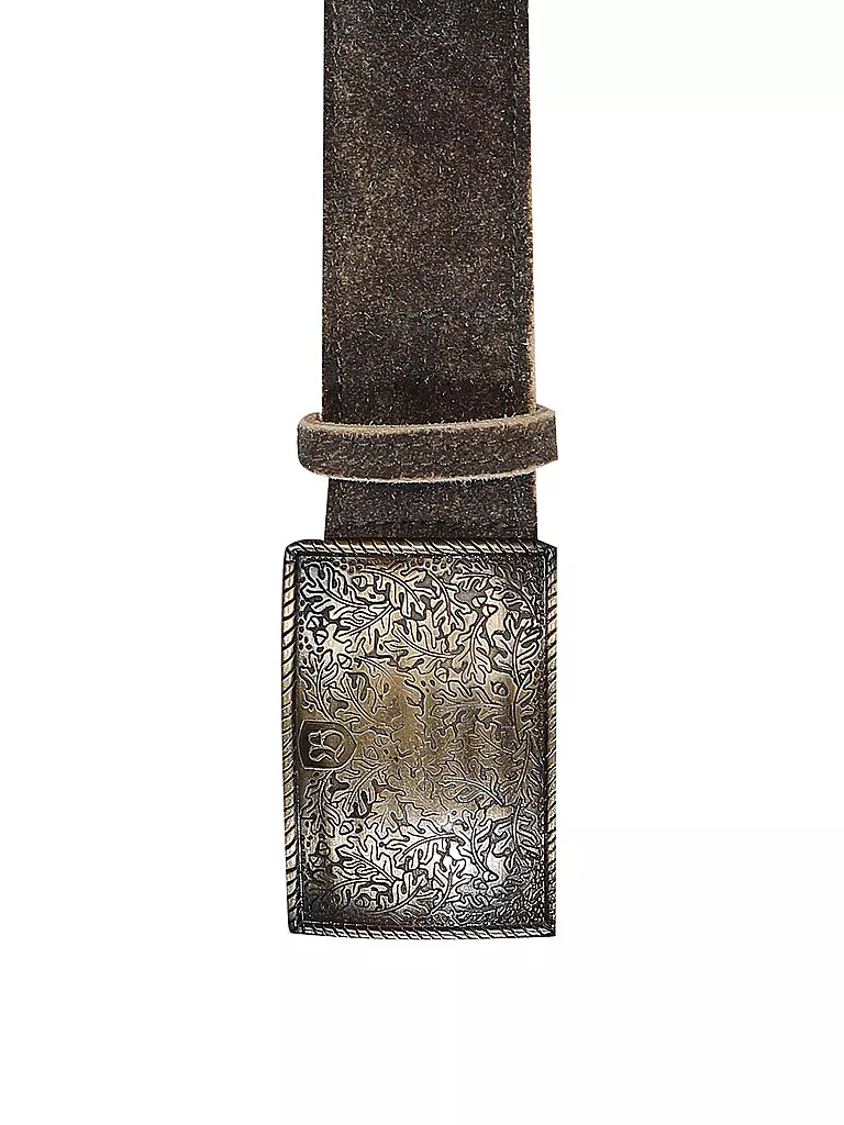 BECKERT Trachtengürtel braun