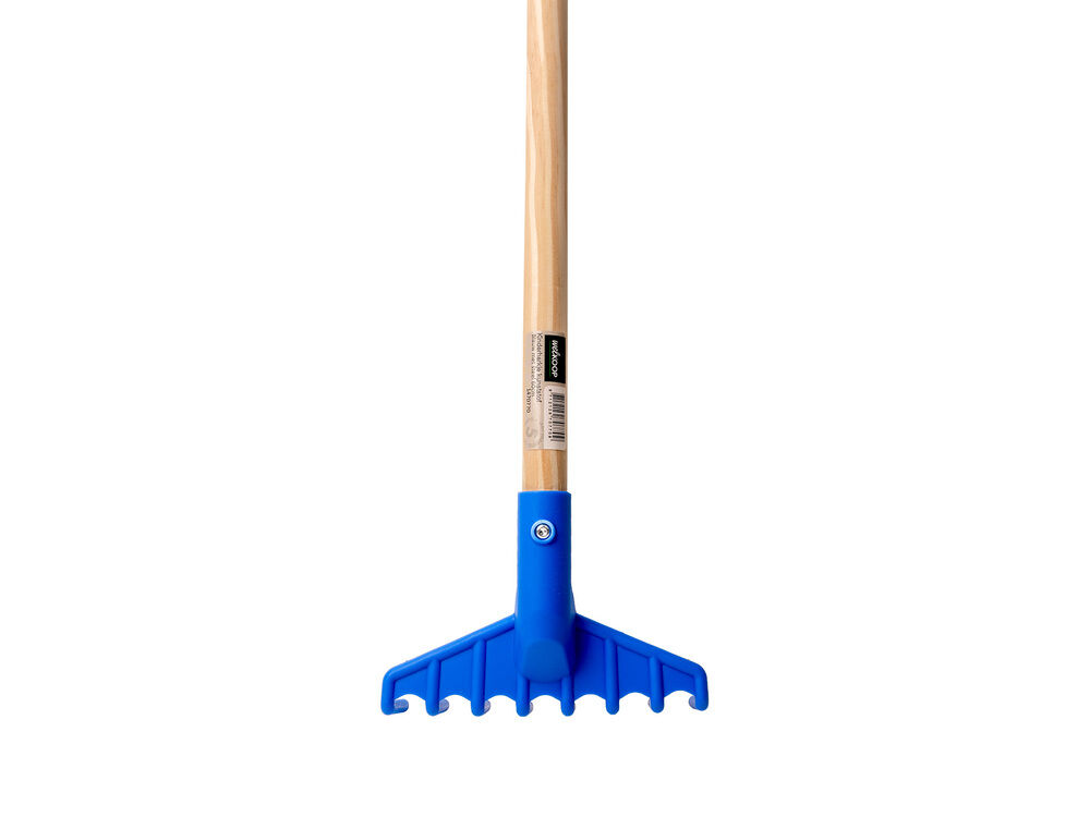 Welkoop Hark - Kindertuingereedschap - Blauw - 62 cm