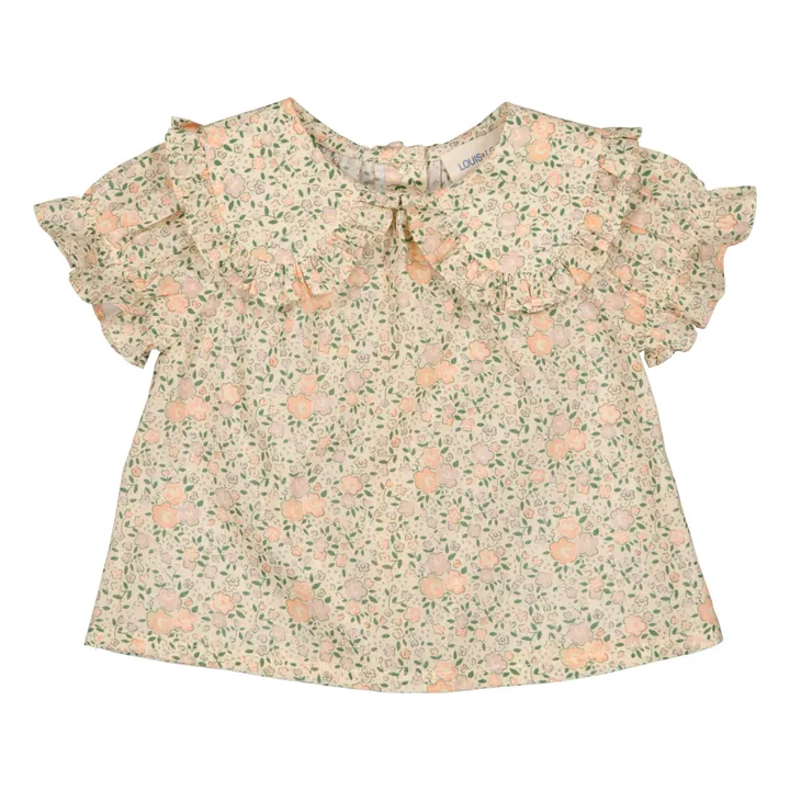 Louis Louise Blouse Indie Fleurie | Beige