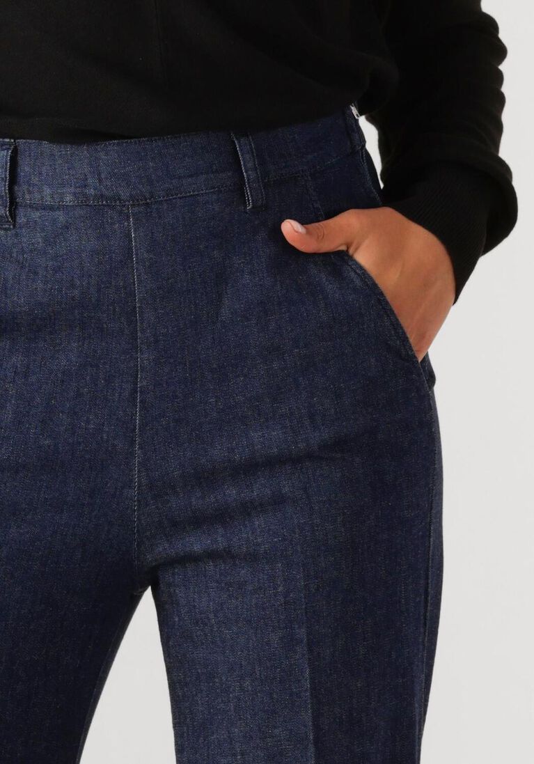donkerblauwe caroline biss straight leg jeans 4557