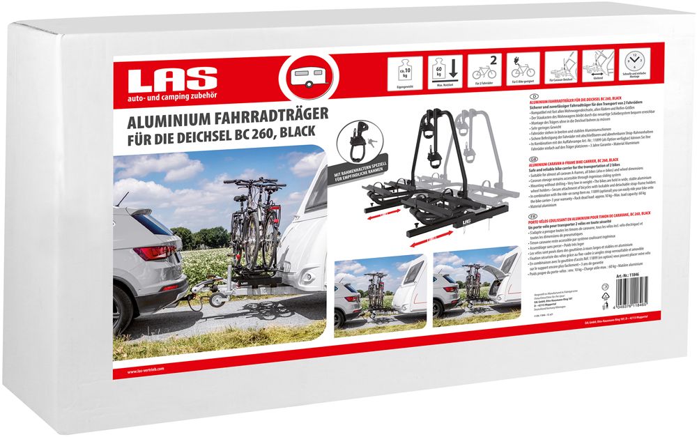 Eufab LAS BC260 Fahrradträger für die Deichsel kaufen | Bike-Discount