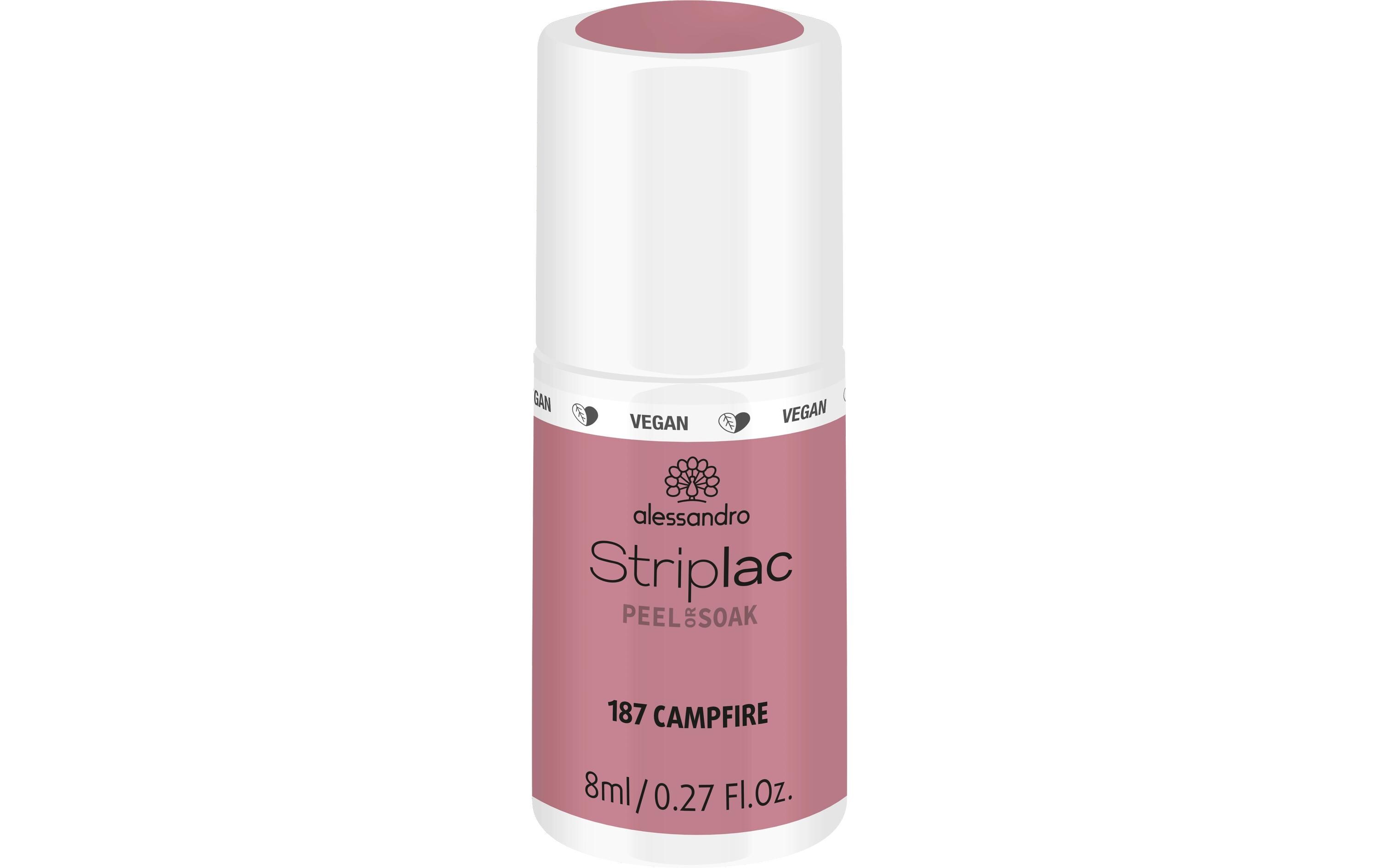 Nagellack Striplac 187 CampfireKratz- und splitterfester UV-Nagellack