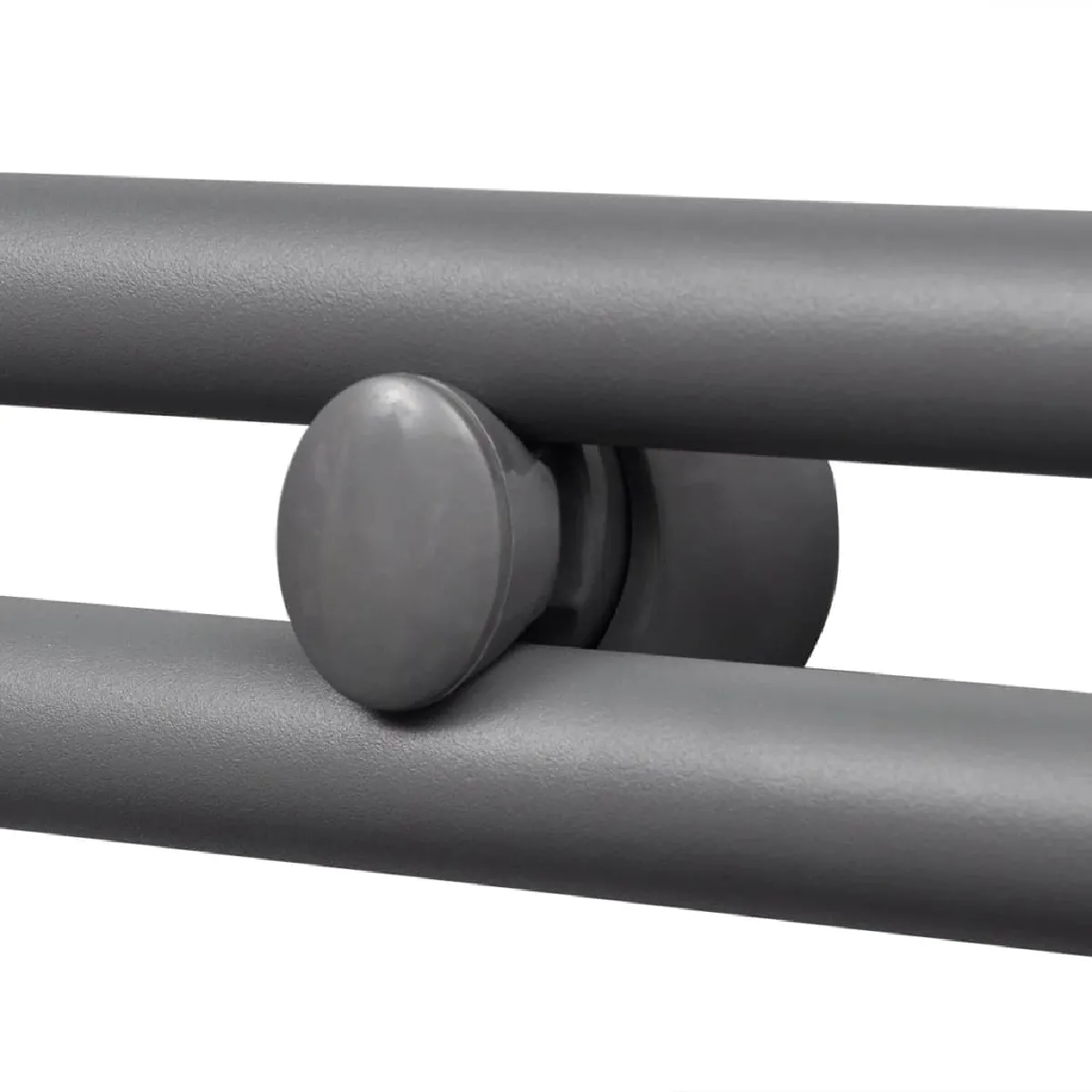 vidaXL Sèche-Serviettes Eau Chaude - Gris