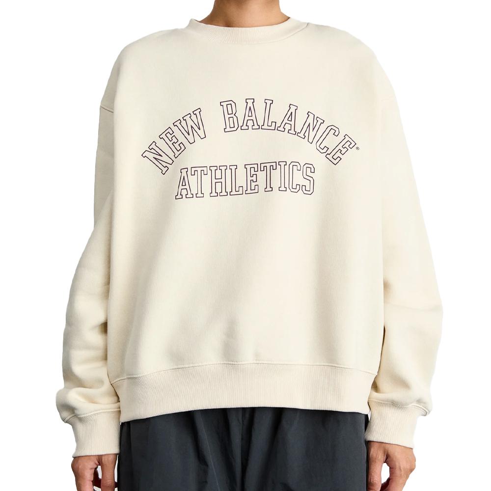 New Balance Sweat Beige Femme New Balance Graphic