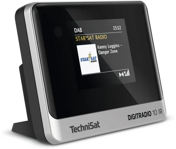 TechniSat DigitRadio 10 IR - Netværksaudiospiller/DAB-radiotuner - sort/sølv