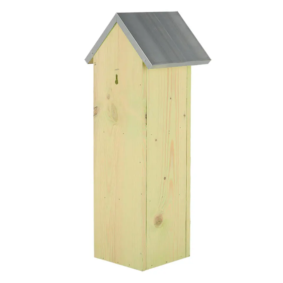 Best for Birds Vogelhuisje - mussenflat - hout - 51 x 19 cm