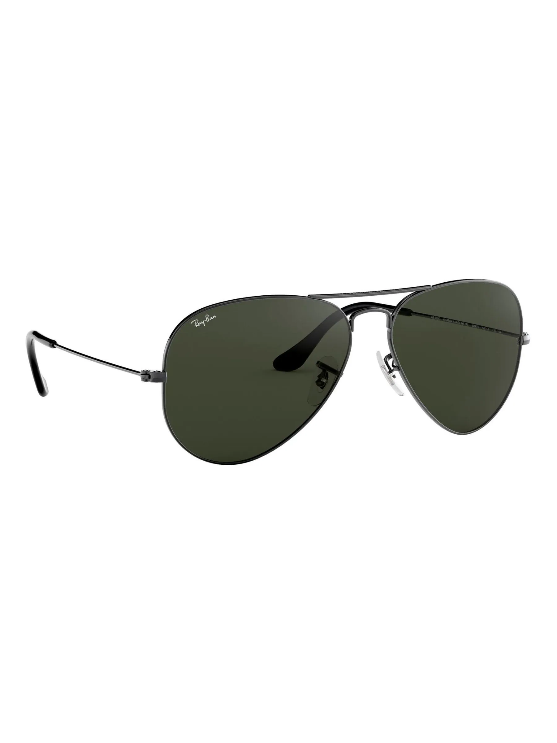Staalgrijs met donkergroene glazen - Ray-Ban® pilotenzonnebril