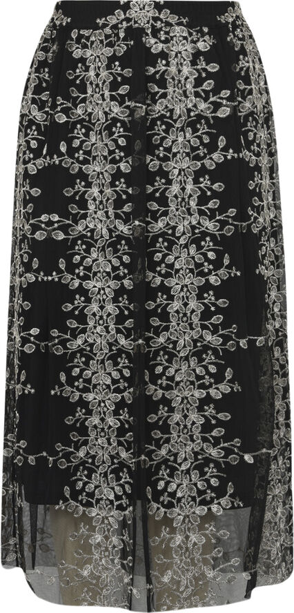 A-VIEW Fuschia new skirt Black/gold