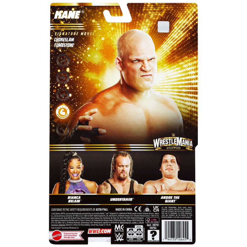 WWE WrestleMania 39 Basic Kane