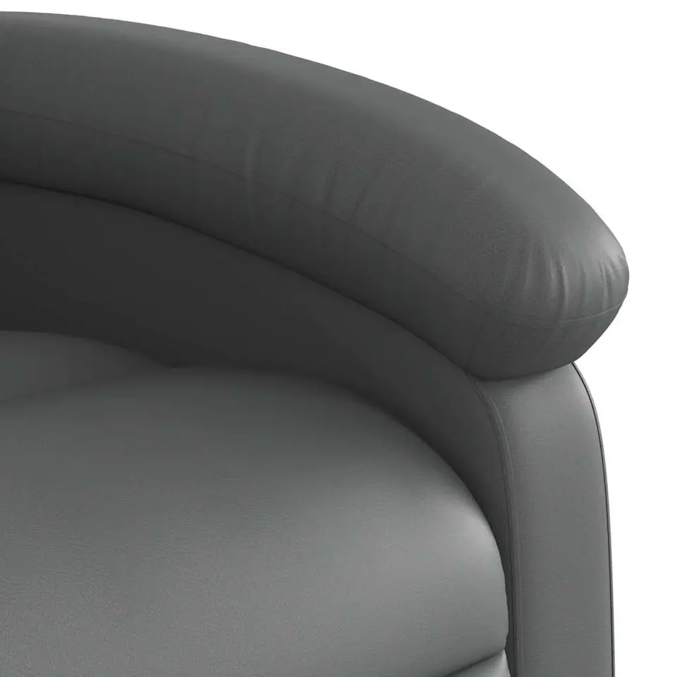 vidaXL - Fauteuil - Grijs - Kunstleer