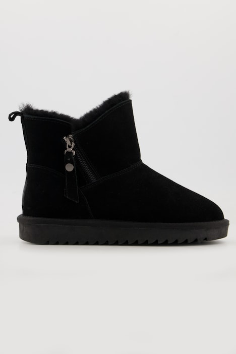 Ara Lammfell-Boots, Zipper, kuschelweich, leicht