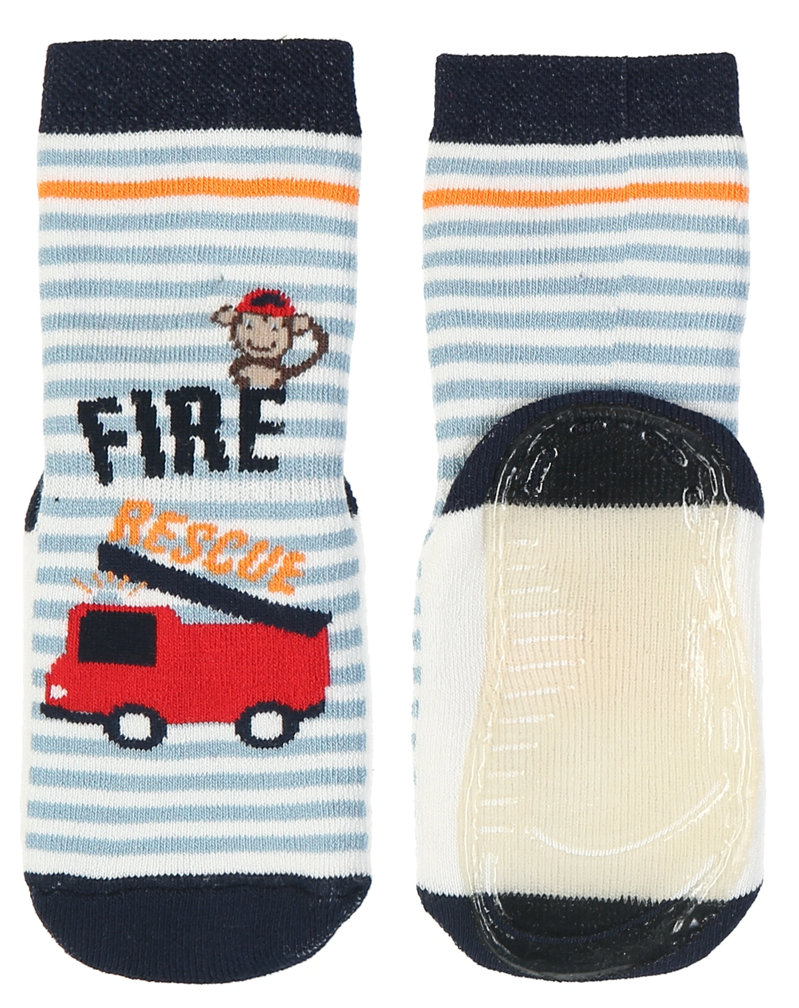 ABS-Socken FEUERWEHR 2er-Pack in navy/bunt