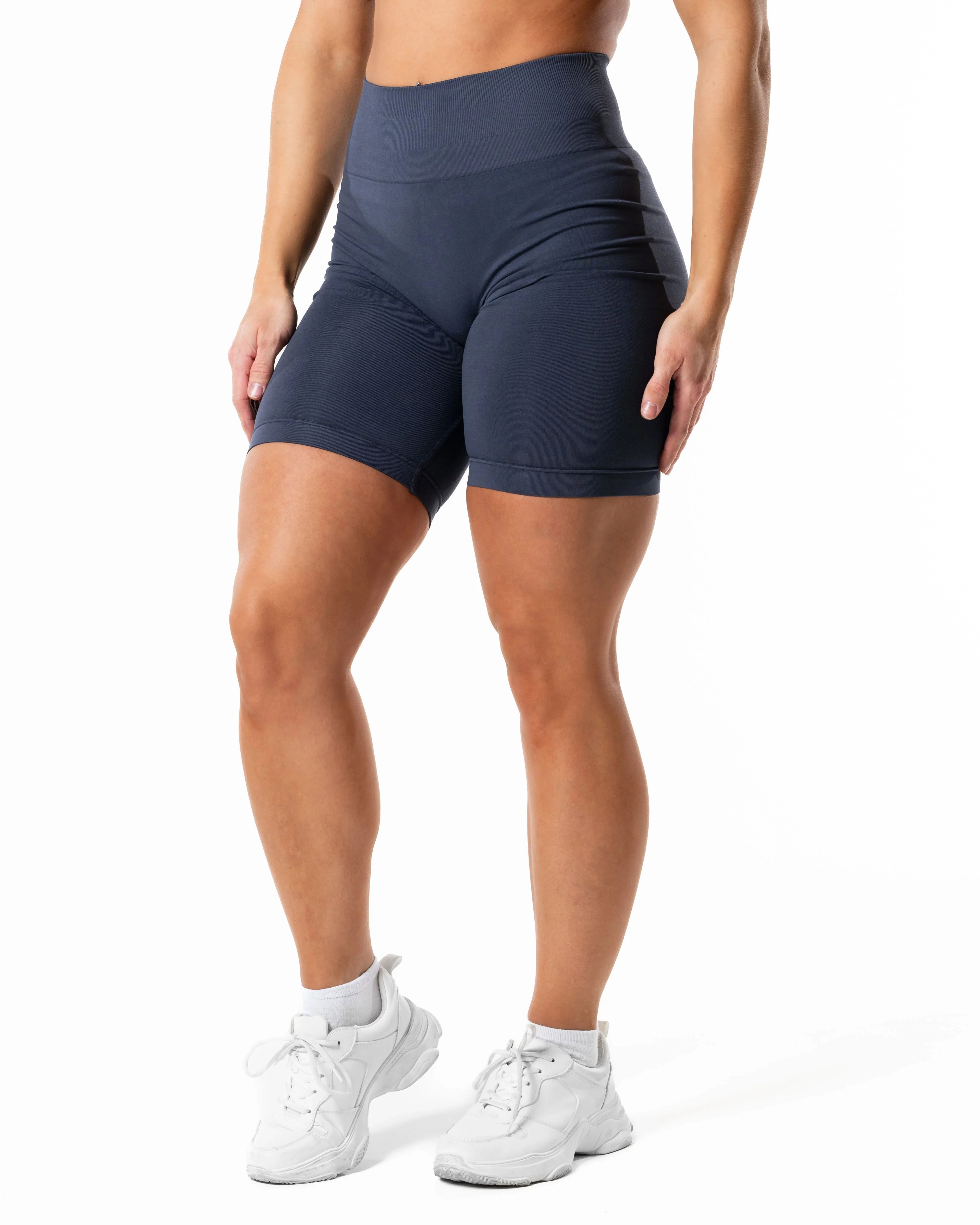 Relode Prime Scrunch Shorts Dusty Blue