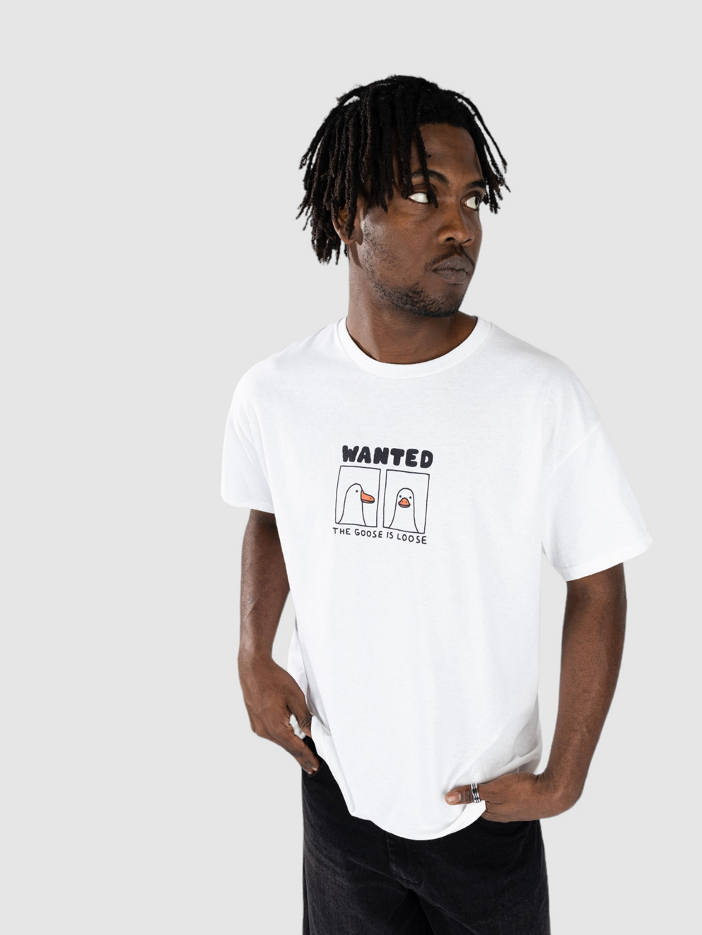 A.LAB Goose Is Loose T-Shirt white