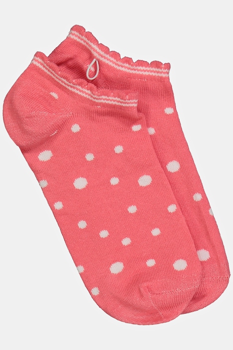 Sneakersocken, gemustert, Knopf