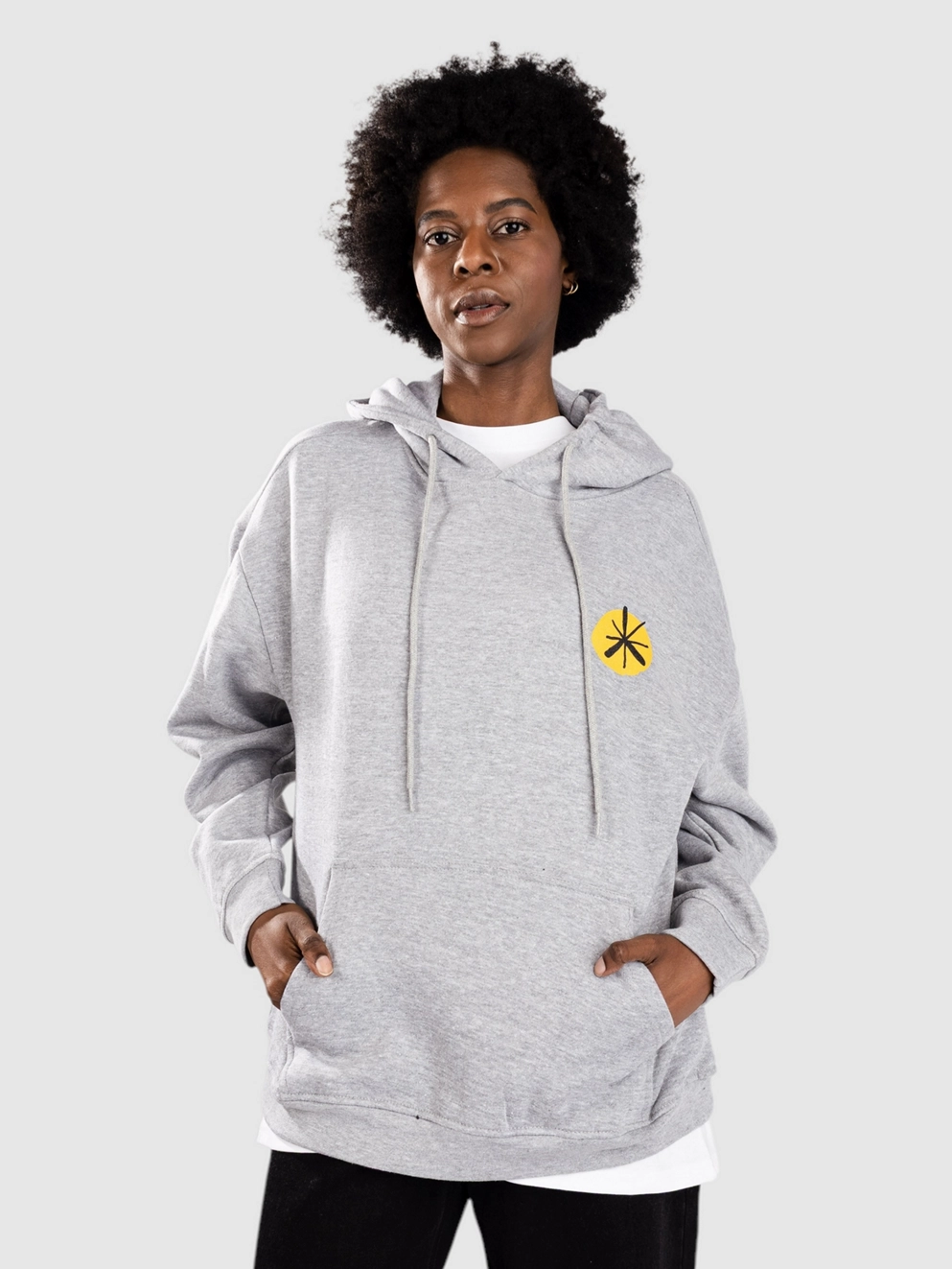 Macba Life Palm Hoodie heather grey