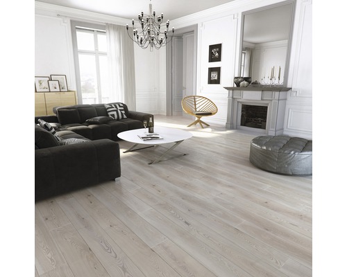 Parket 14.0 Essen Platina Grijs Landhuis Plank 1-Strook