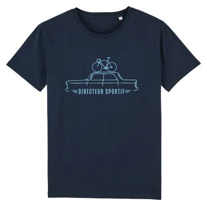 T-Shirt Manches Courtes Çois 'Directeur Sportif' Bleu