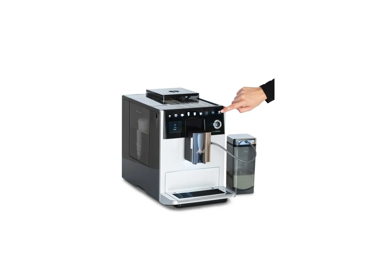 Melitta F63/0-201, Espressomaskine, 1,8 L, Kaffebønner, Indbygget kværn, 1400 W, Sølv