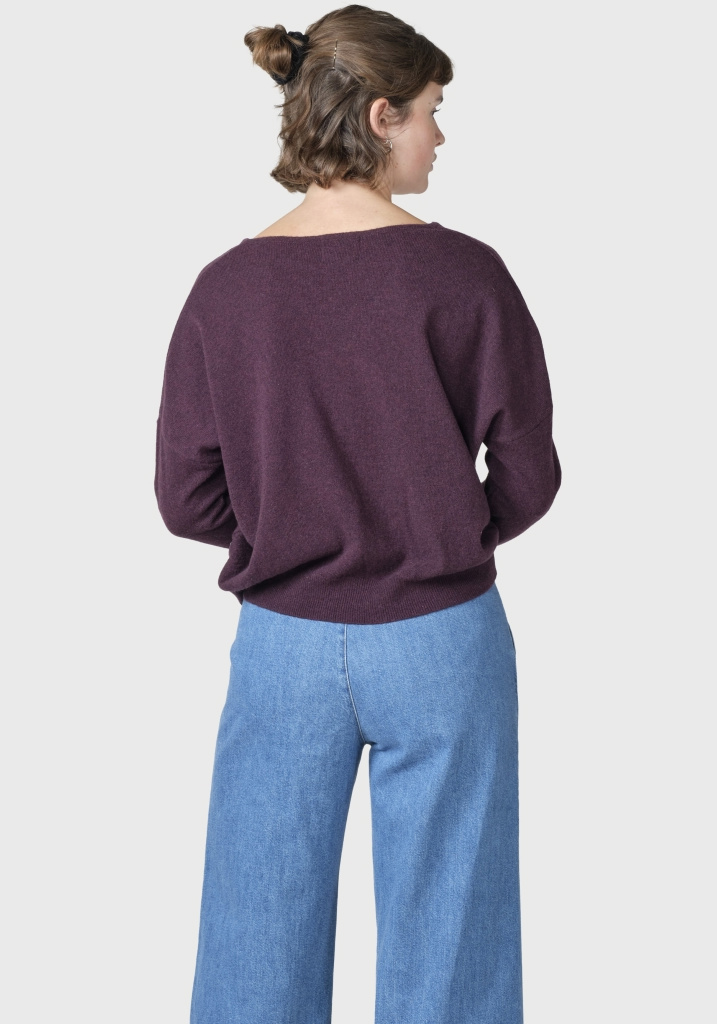 Klitmøller Collective Strickpullover Vanessa Burgundy