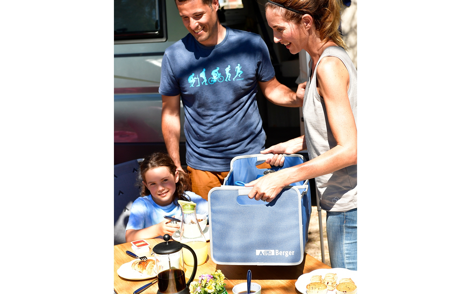 Berger Faltbox Blau 30 Liter