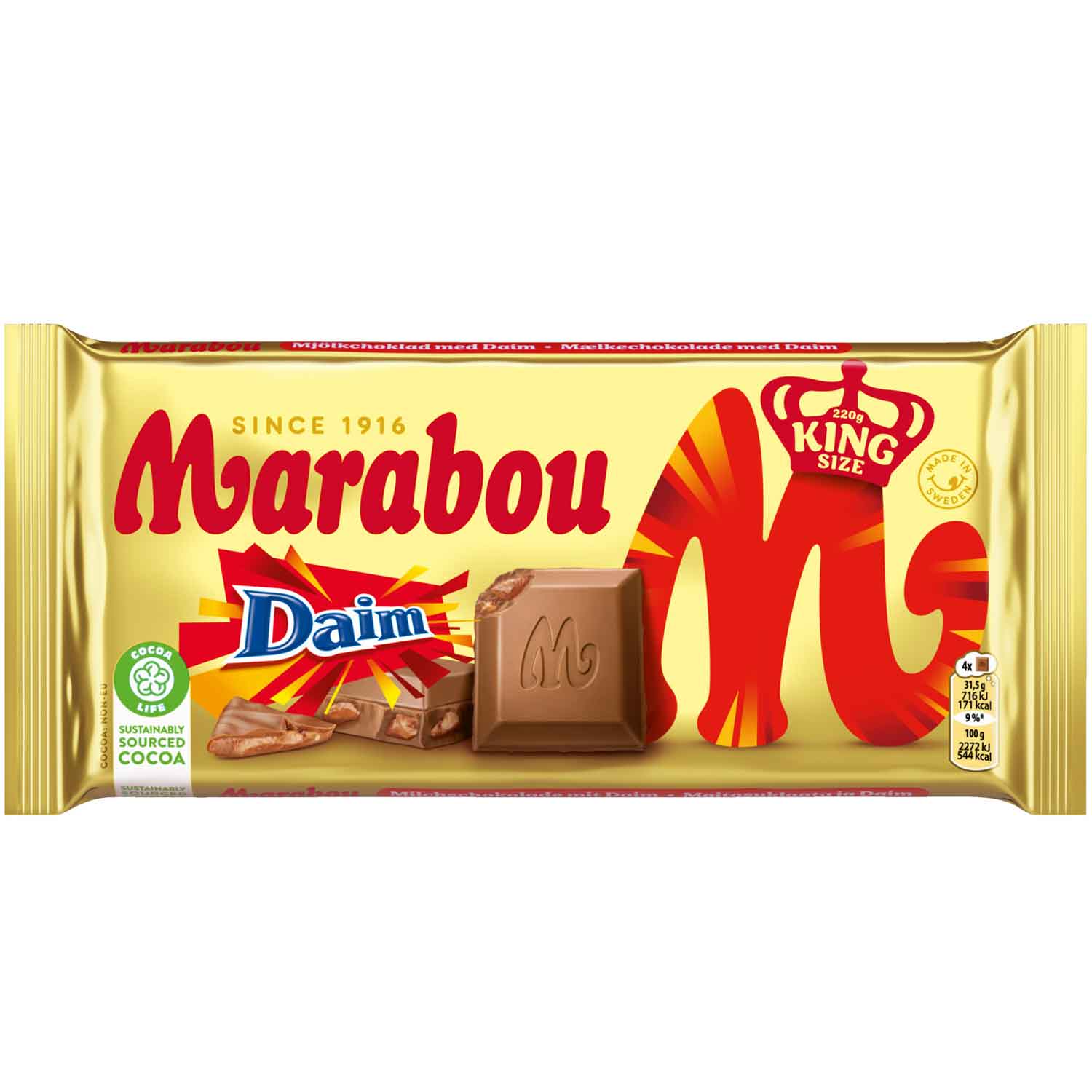 Marabou Tafelschokolade Marabou Daim 220g MHD:5.8.25