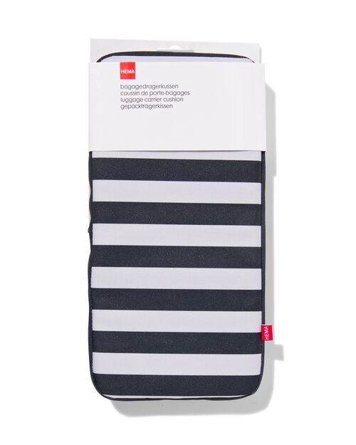 coussin pour porte-bagages 32x16x4 rayures