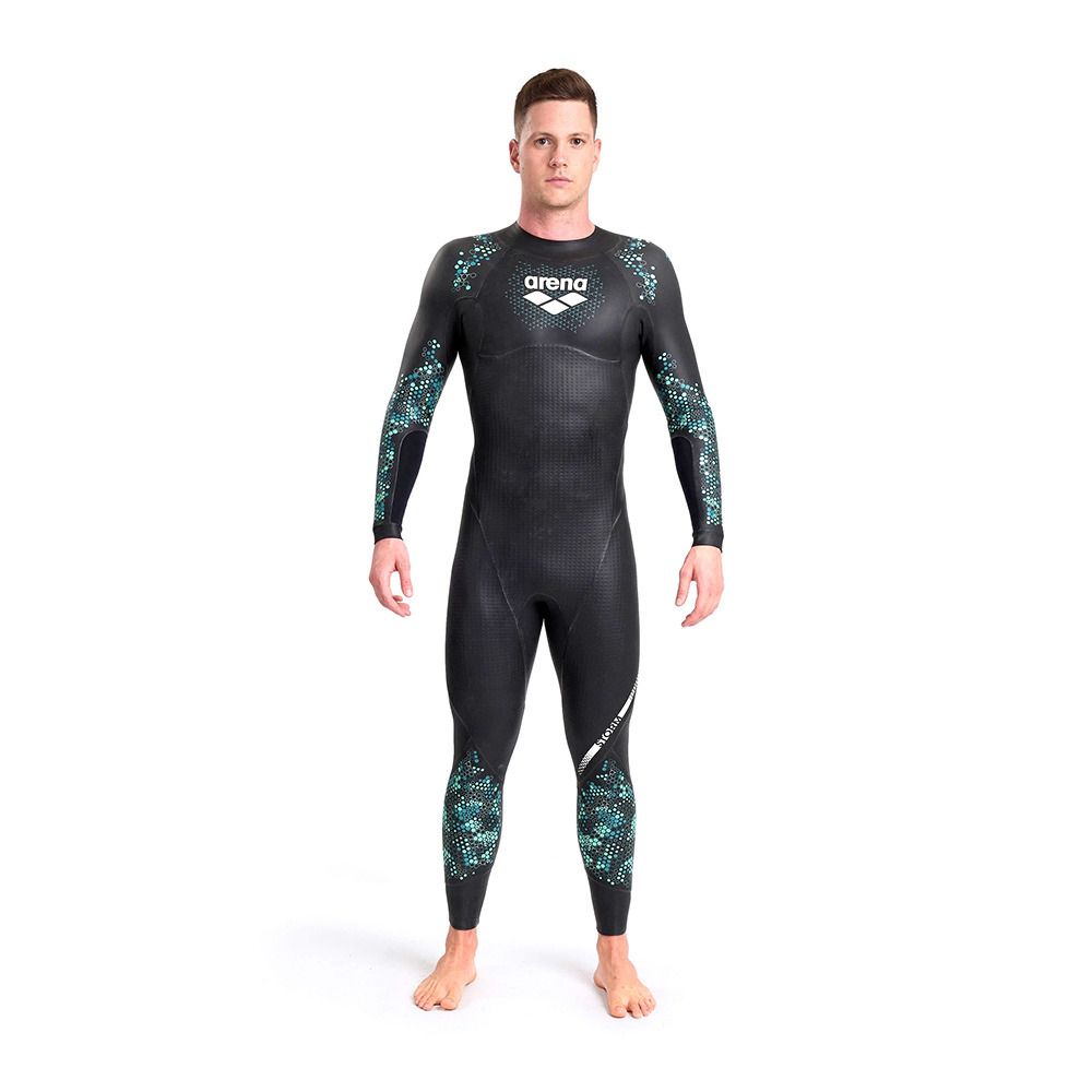 Arena POWERSKIN STORM BZ - Combinaison trifonction 4/1.5 mm Homme coral blue black