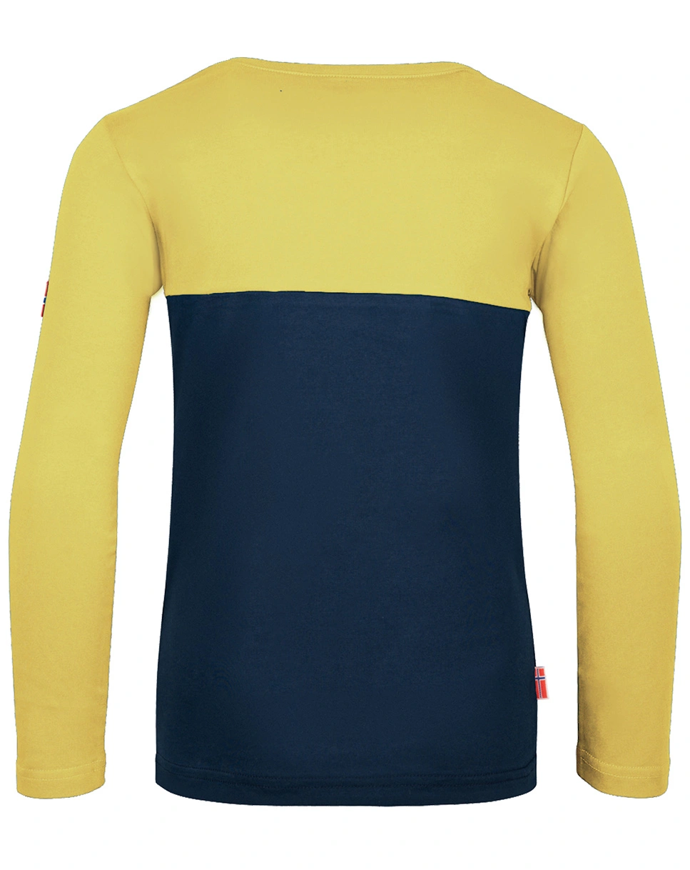 Langarmshirt BERKids in navy/hazy yellow