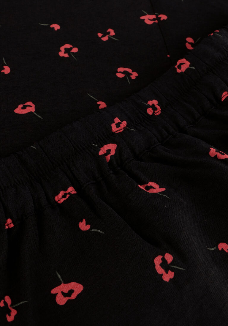 MSCH COPENHAGEN zwarte msch copenhagen minirok mschvinaya ladonna skirt aop