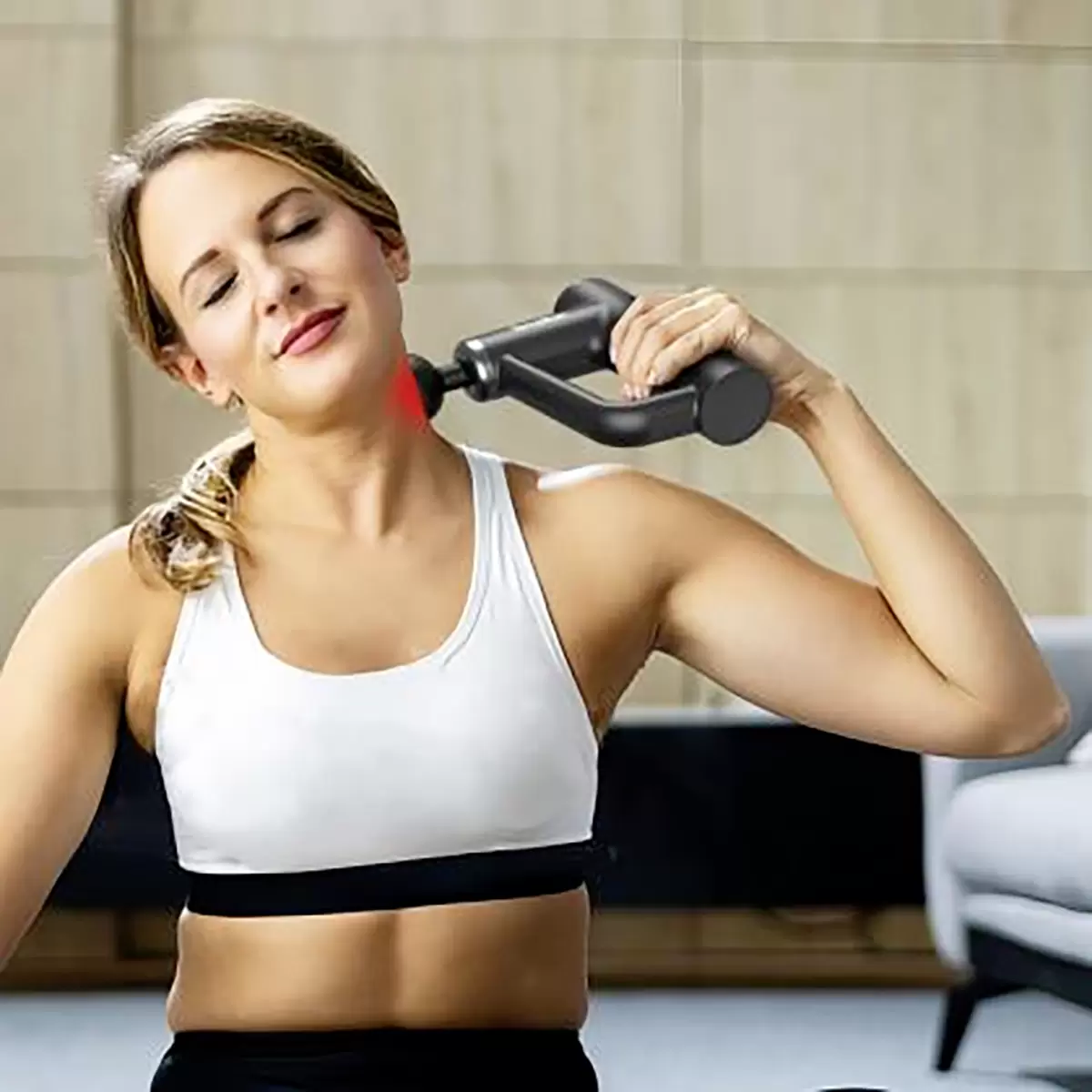 Fitness Massagepistole Terraillon Schwarz