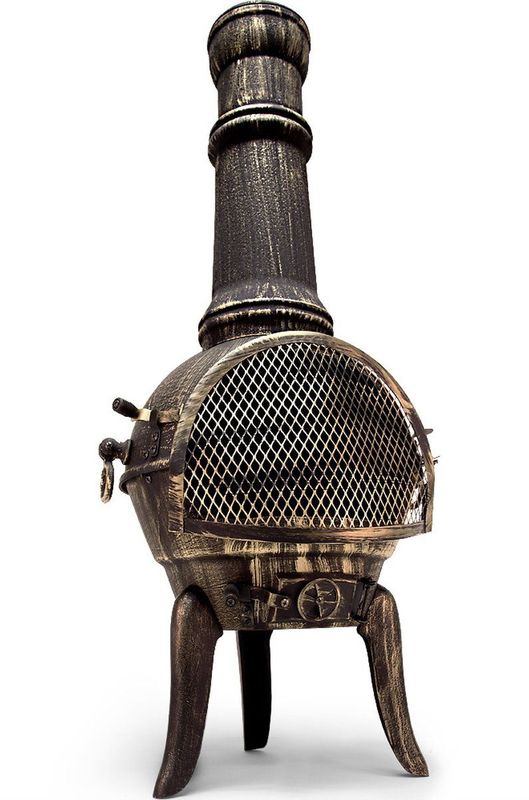 Gardebruk Tuinhaard Chimenea – Gietijzeren 28 kg – Zwart