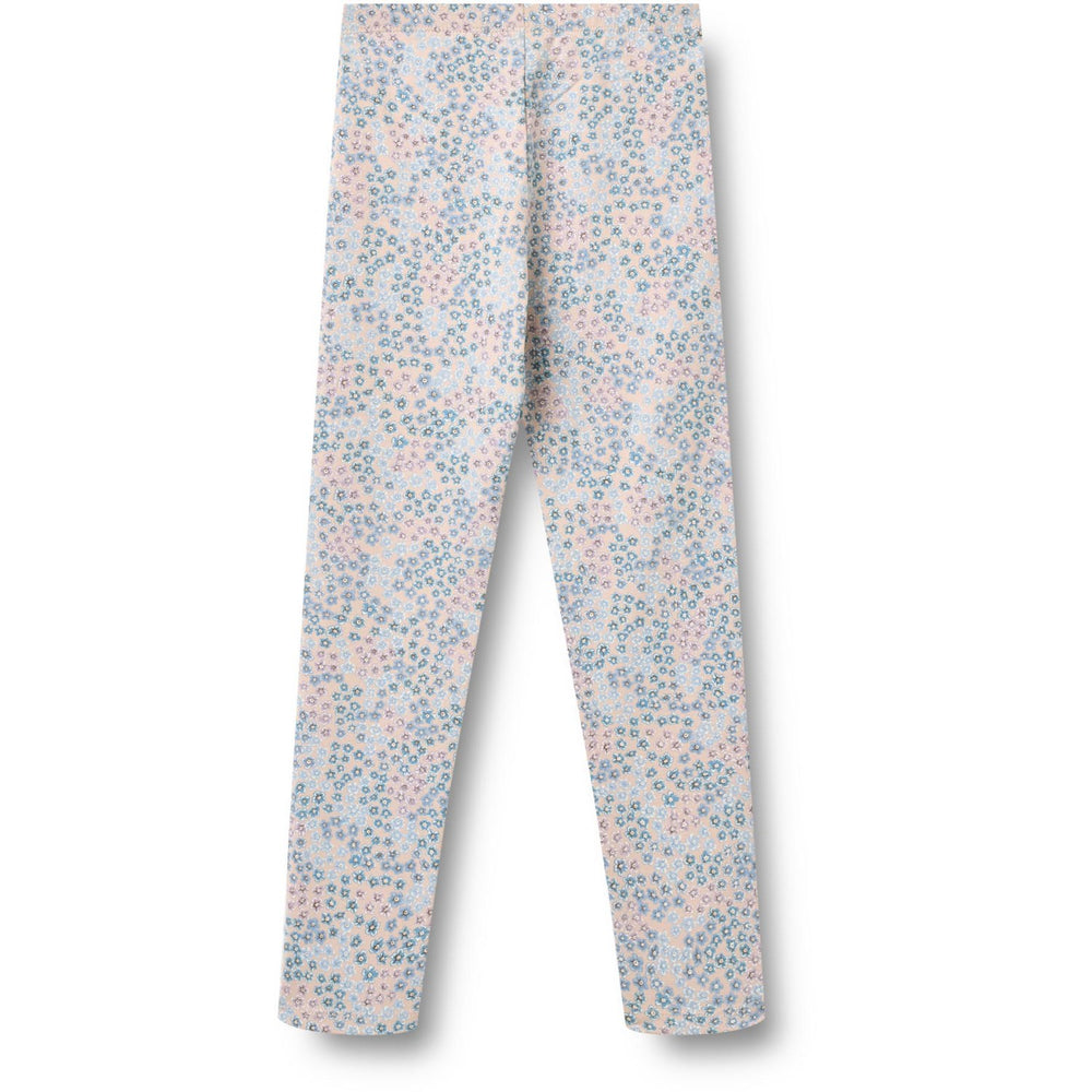 Køb Wheat Powder Blue Flowers Jersey Leggings Jules