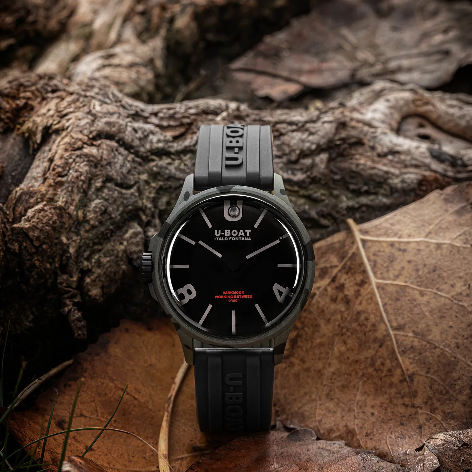 U-BOAT Darkmoon Black Camouflage 40mm U9552