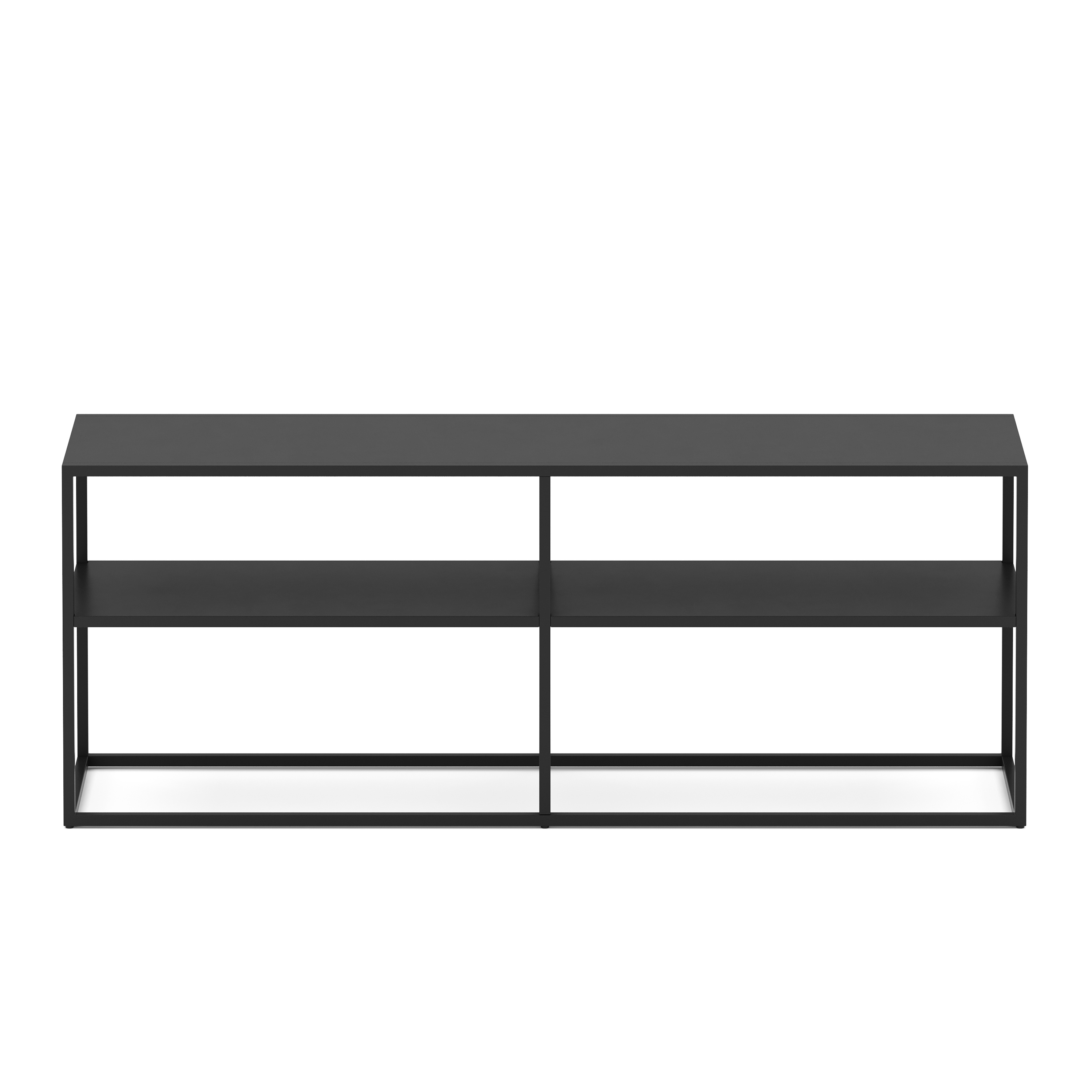 TV Möbel Metall NITE 120 x 46 cm schwarz