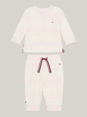 Conjunto de moletom e calça de moletom listrados Ithaca - Caixa de presente