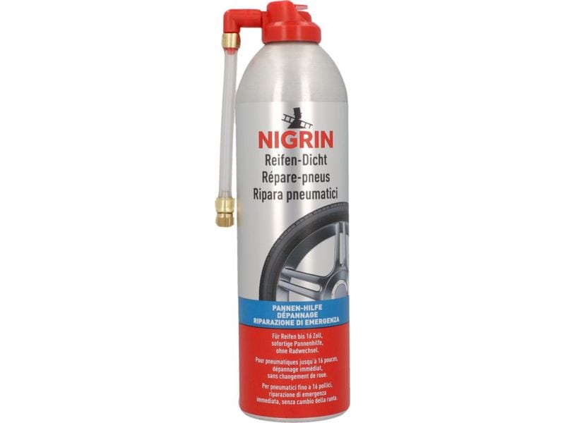NIGRIN Reifendicht 500 ml Schnelle und einfache Pannen-Hilfe