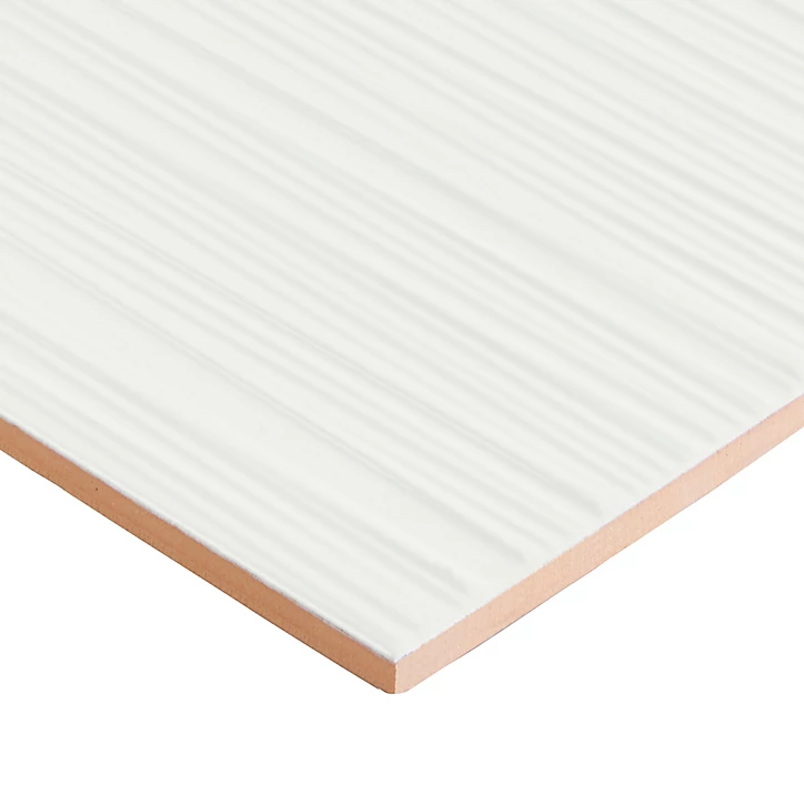 Carrelage mural blanc 20x60cm Plain brillant