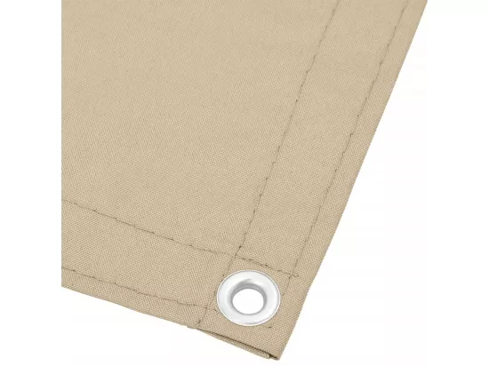 Écran de balcon beige 120x800 100% polyester oxford